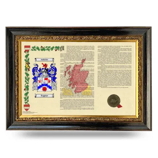 Eugene Armorial Landscape Framed - Heirloom