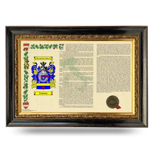 Fantasia Armorial Landscape Framed - Heirloom