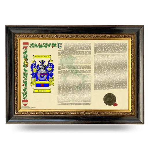 Fantozzi Armorial Landscape Framed - Heirloom