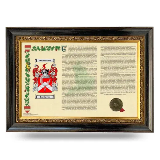 Featherby Armorial Landscape Framed - Heirloom