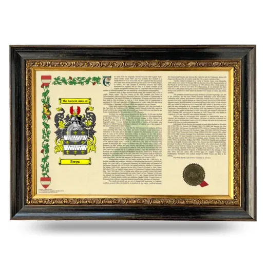 Feryn Armorial Landscape Framed - Heirloom