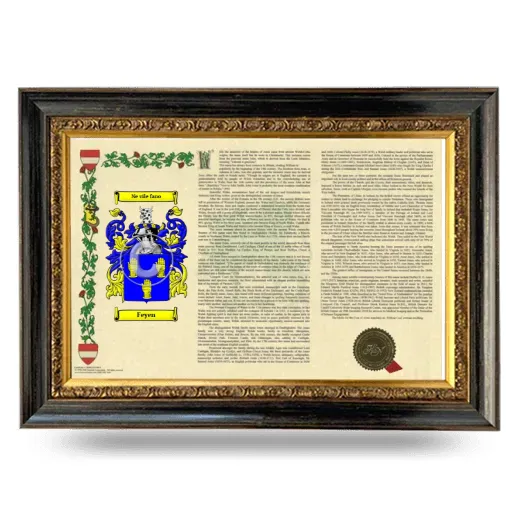 Feyen Armorial Landscape Framed - Heirloom