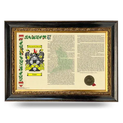 Fouse Armorial Landscape Framed - Heirloom