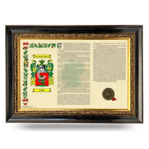 Fresh Armorial Landscape Framed - Heirloom