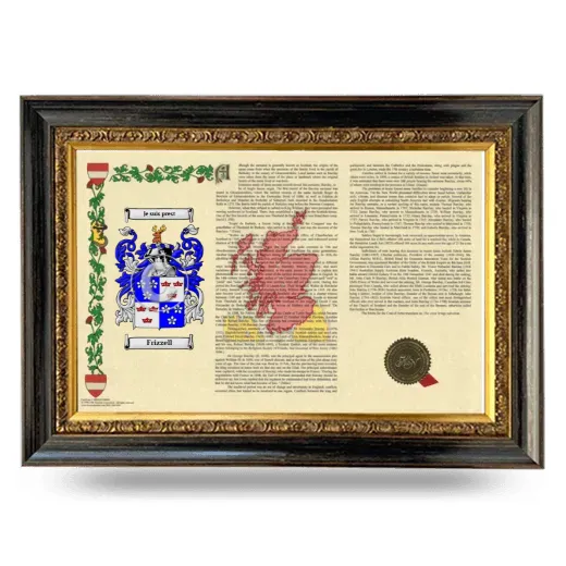 Frizzell Armorial Landscape Framed - Heirloom