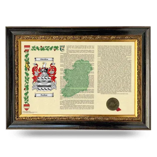 Furlow Armorial Landscape Framed - Heirloom