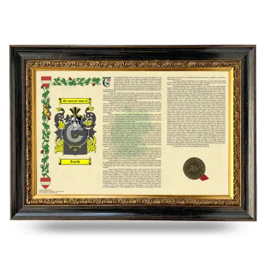 Futch Armorial Landscape Framed - Heirloom