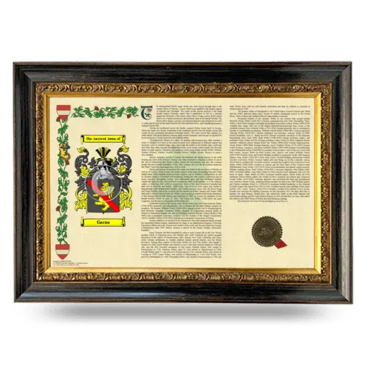 Garns Armorial Landscape Framed - Heirloom