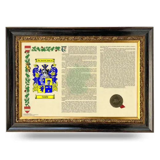 Gentle Armorial Landscape Framed - Heirloom