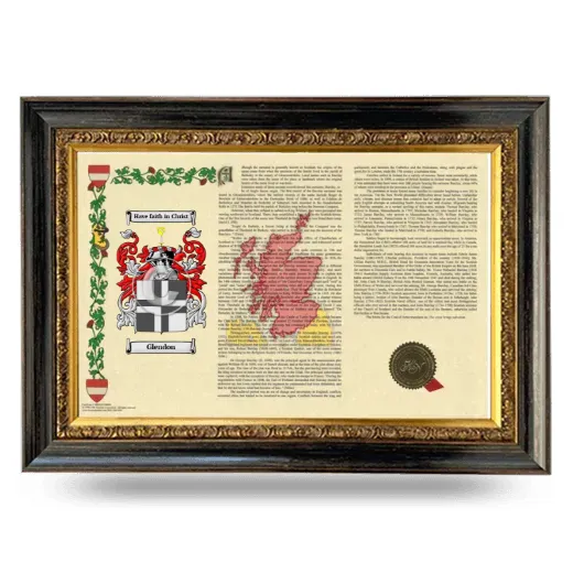 Glendon Armorial Landscape Framed - Heirloom