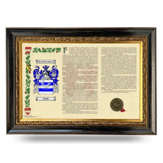 Goche Armorial Landscape Framed - Heirloom