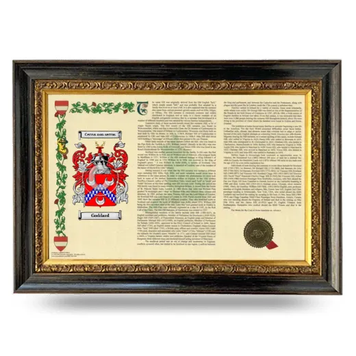 Goddard Armorial Landscape Framed - Heirloom