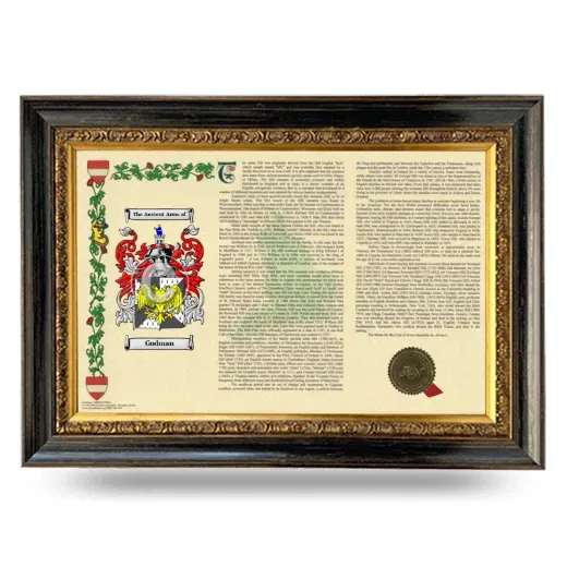 Godman Armorial Landscape Framed - Heirloom