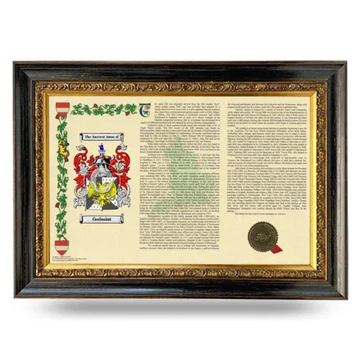Godmint Armorial Landscape Framed - Heirloom