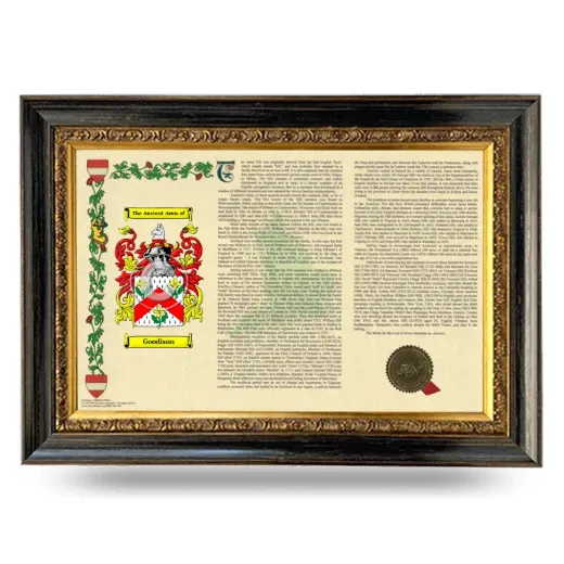 Goodison Armorial Landscape Framed - Heirloom