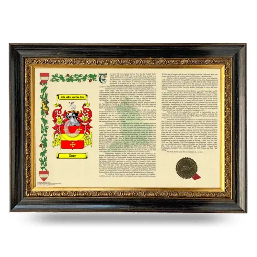 Gore Armorial Landscape Framed - Heirloom