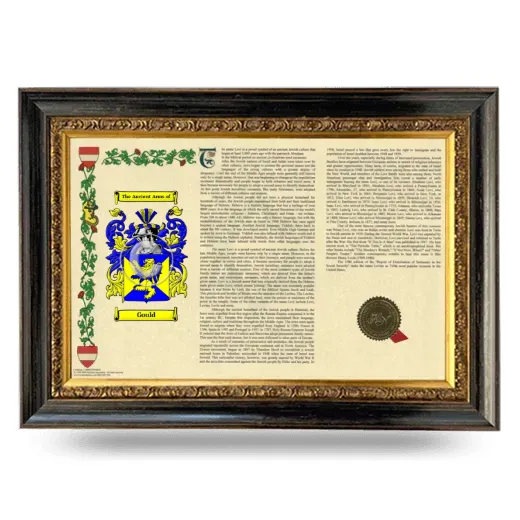 Gould Armorial Landscape Framed - Heirloom