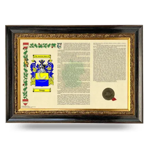 Gragg Armorial Landscape Framed - Heirloom