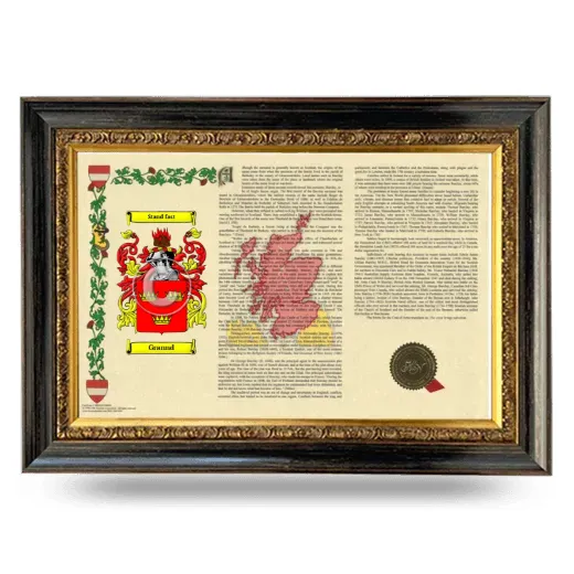 Grannd Armorial Landscape Framed - Heirloom
