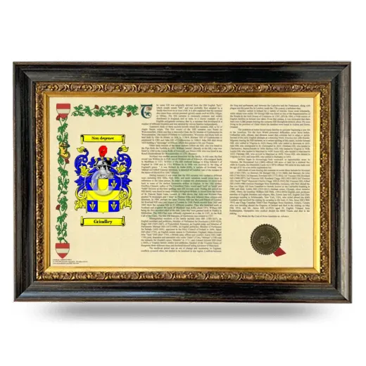 Grindley Armorial Landscape Framed - Heirloom