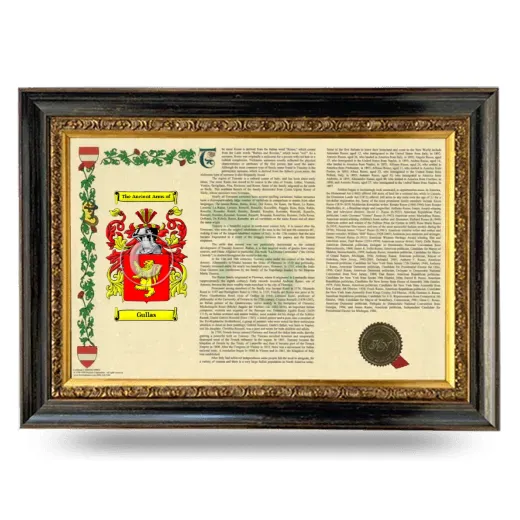 Gullas Armorial Landscape Framed - Heirloom