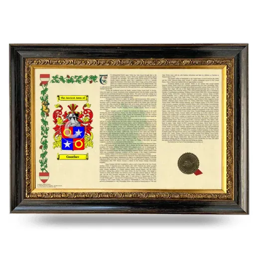 Gunther Armorial Landscape Framed - Heirloom
