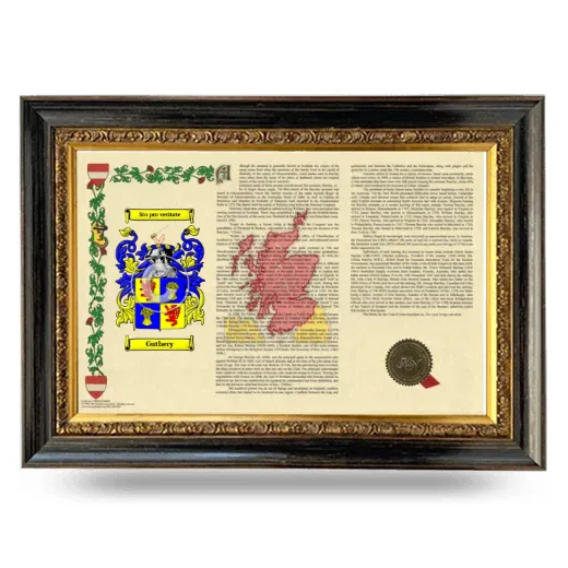 Guthery Armorial Landscape Framed - Heirloom
