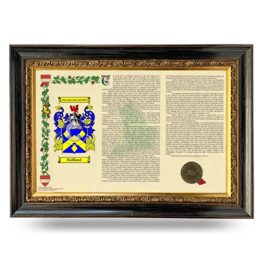 Halfhead Armorial Landscape Framed - Heirloom