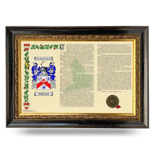 Hallsworth Armorial Landscape Framed - Heirloom