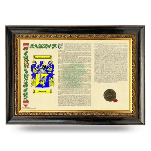 Hammor Armorial Landscape Framed - Heirloom