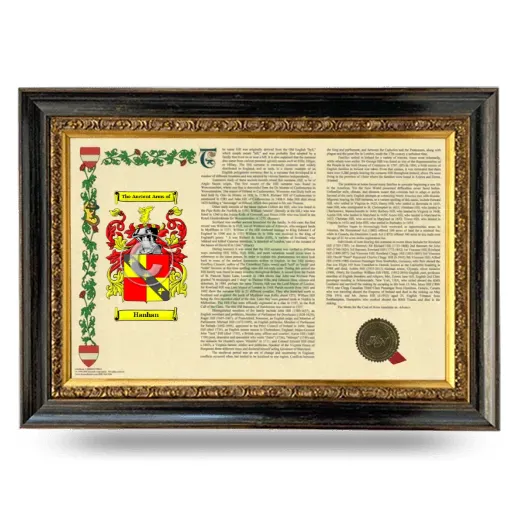 Hanhan Armorial Landscape Framed - Heirloom