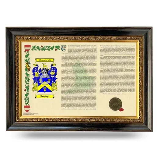 Hattingh Armorial Landscape Framed - Heirloom