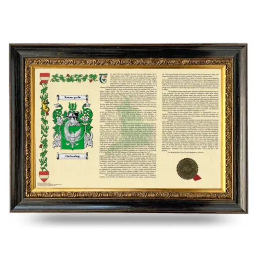 Helmsley Armorial Landscape Framed - Heirloom
