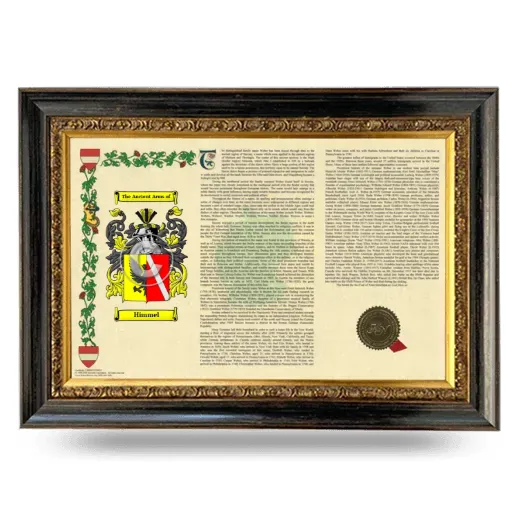 Himmel Armorial Landscape Framed - Heirloom