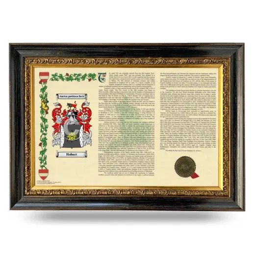 Hobart Armorial Landscape Framed - Heirloom