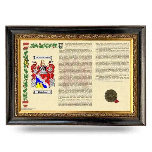 Holmberg Armorial Landscape Framed - Heirloom