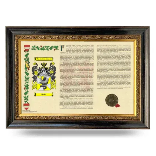 Holst Armorial Landscape Framed - Heirloom