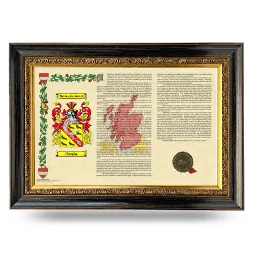 Houghy Armorial Landscape Framed - Heirloom