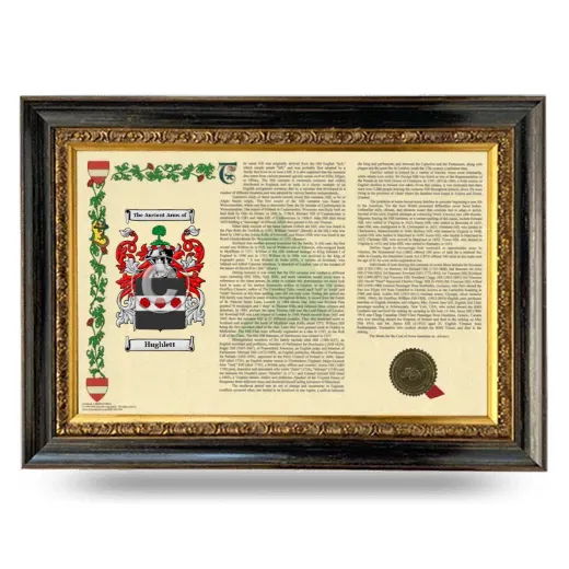 Hughlett Armorial Landscape Framed - Heirloom