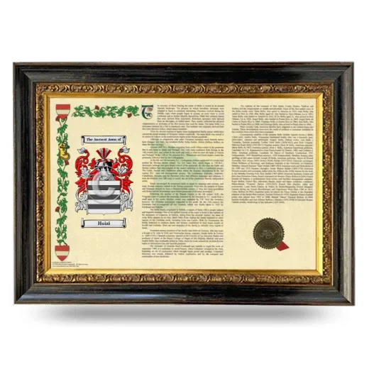 Huizi Armorial Landscape Framed - Heirloom