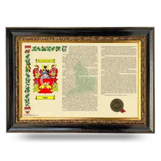 Impy Armorial Landscape Framed - Heirloom