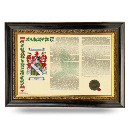 Ingate Armorial Landscape Framed - Heirloom