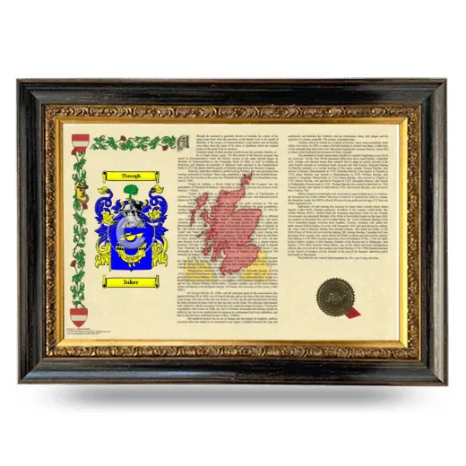 Inker Armorial Landscape Framed - Heirloom