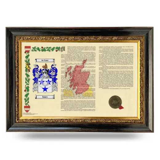 Innes Armorial Landscape Framed - Heirloom