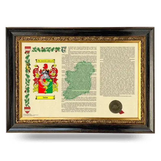 Intee Armorial Landscape Framed - Heirloom