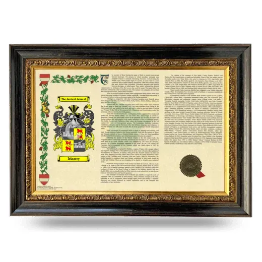 Irizarry Armorial Landscape Framed - Heirloom