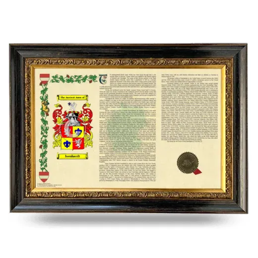 Isenhardt Armorial Landscape Framed - Heirloom