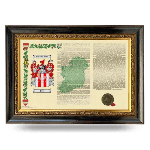 Jaffe Armorial Landscape Framed - Heirloom
