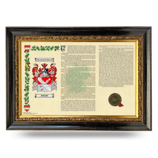 Jelinski Armorial Landscape Framed - Heirloom