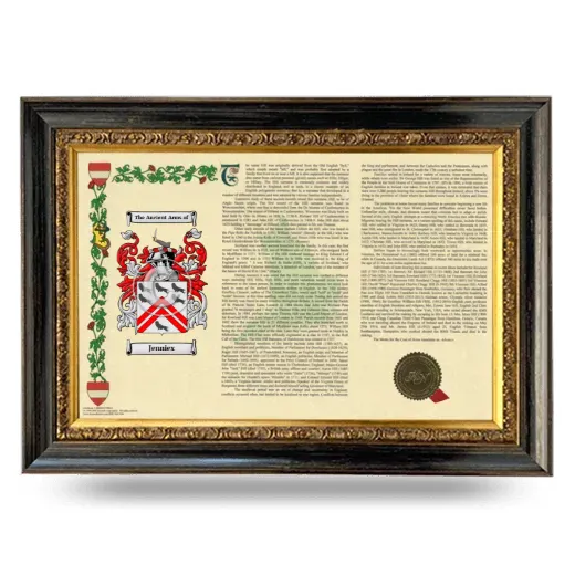 Jenniex Armorial Landscape Framed - Heirloom